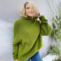 MONIKA® | Eleganter Hoher Kragen Pullover