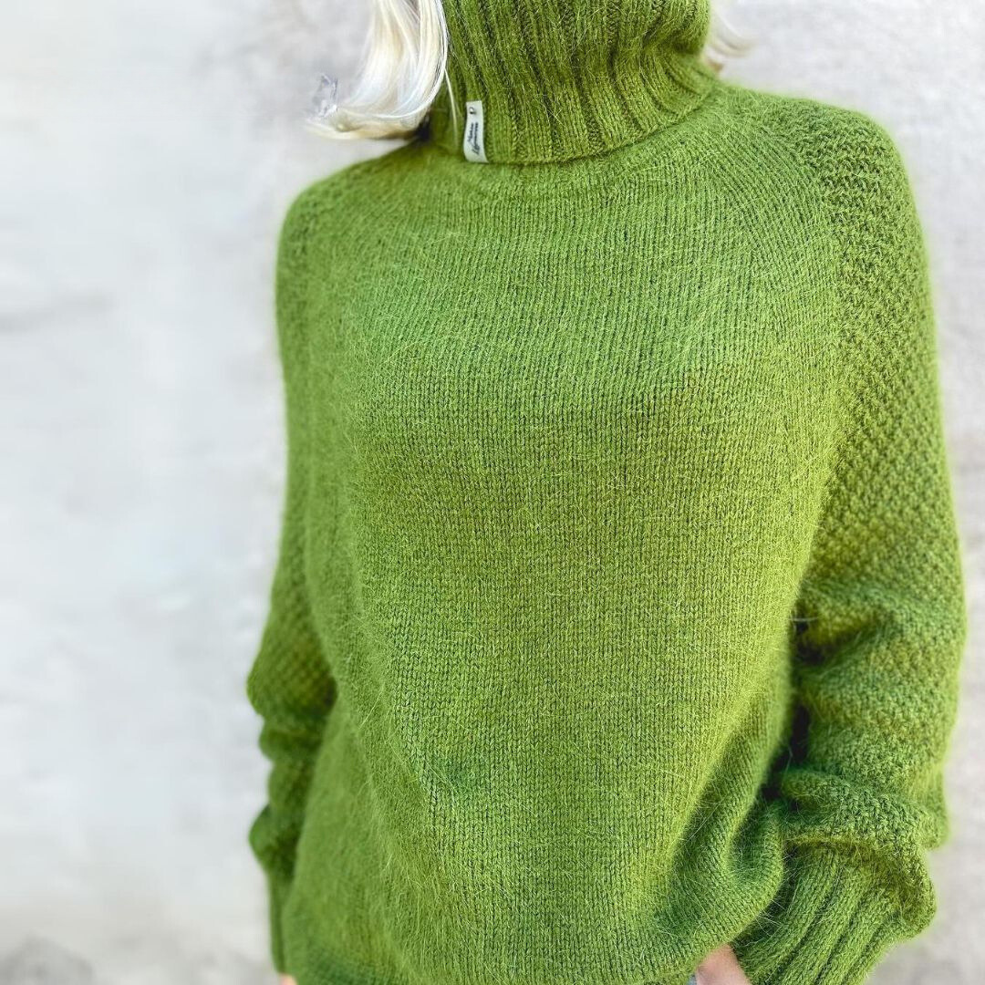 MONIKA® | Eleganter Hoher Kragen Pullover